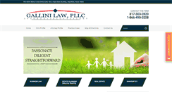 Desktop Screenshot of gallinilaw.com