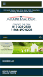 Mobile Screenshot of gallinilaw.com